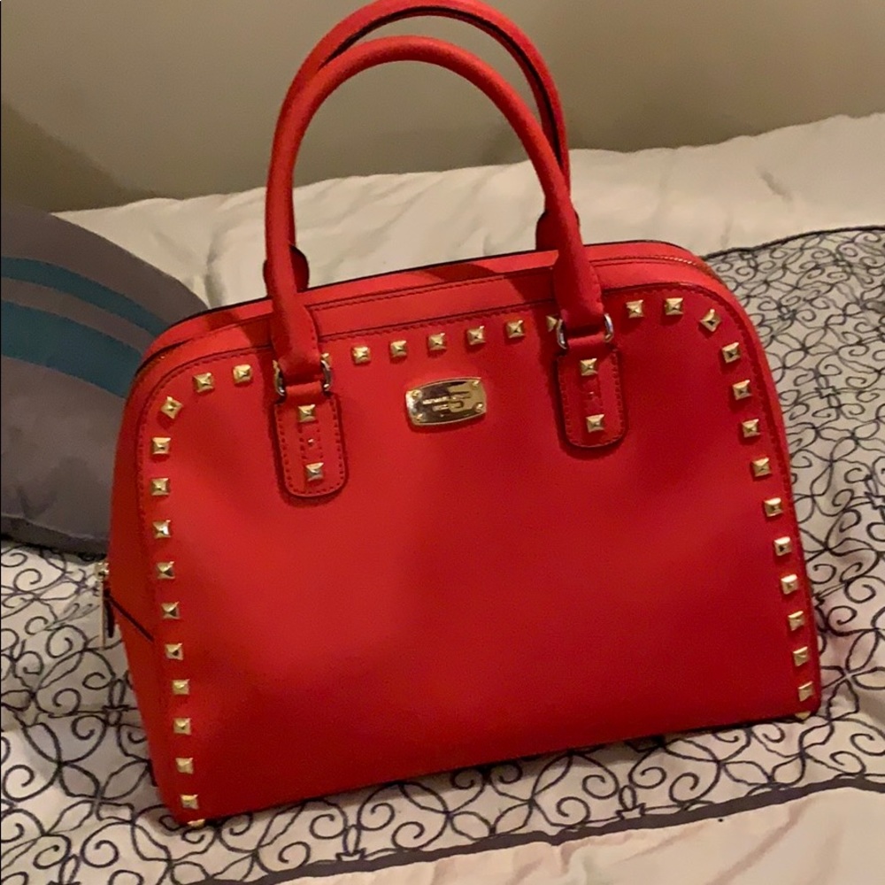 Bright Orange Micheal Kors Purse